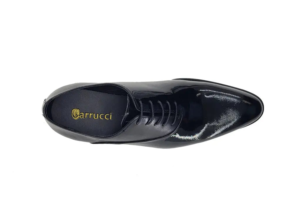 Carrucci Mix Media Patent Leather Oxford