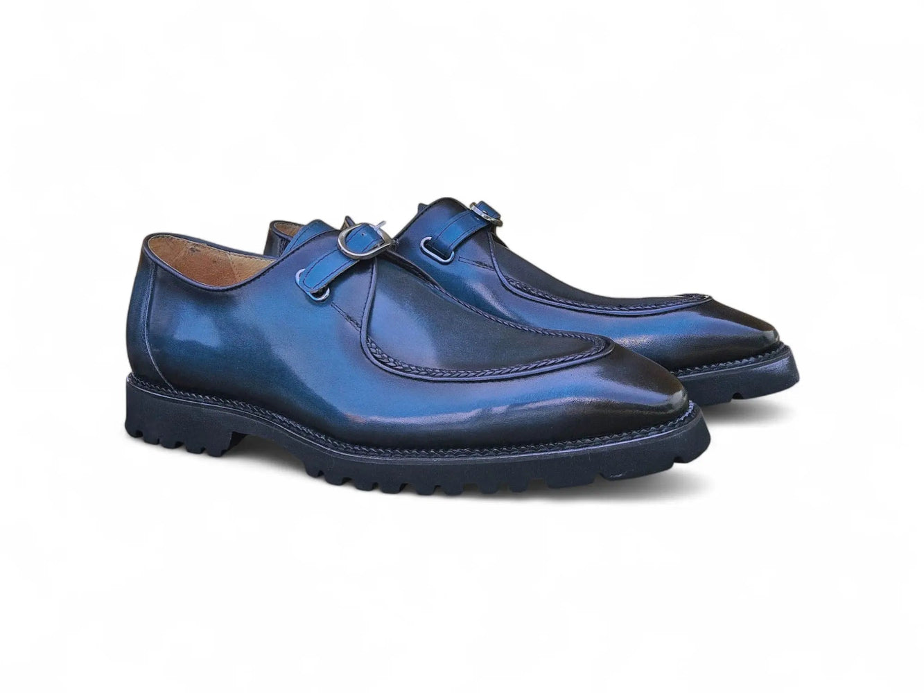 Moc Toe Single Monk Loafer Carrucci