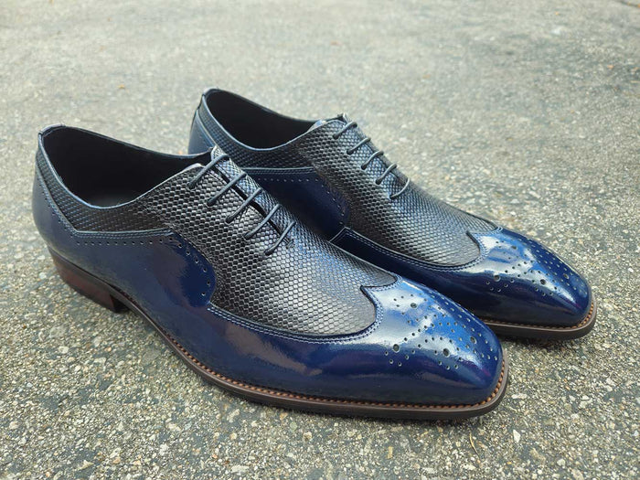 Carrucci Modern Patent Leather Oxford