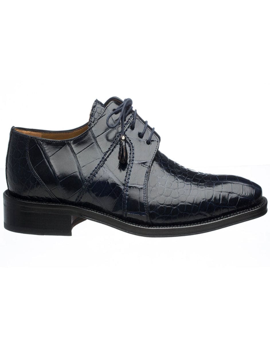 Mens Ferrini Alligator Hornback Dress Shoe in Chocolate Ferrini USA main image 0