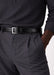 Belvedere "Ostrich Leg Belt" - Black Genuine Ostrich Shoe