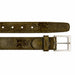 Belvedere Ostrich Leg Belt - Olive Luxury Shoe