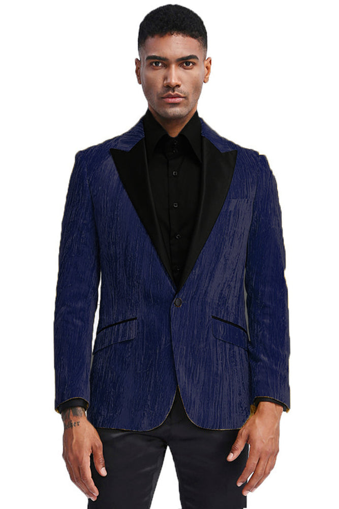 Men's Turquoise Velvet Tuxedo Jacket by Tazzio Suits