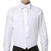 White Pique Bib Vest