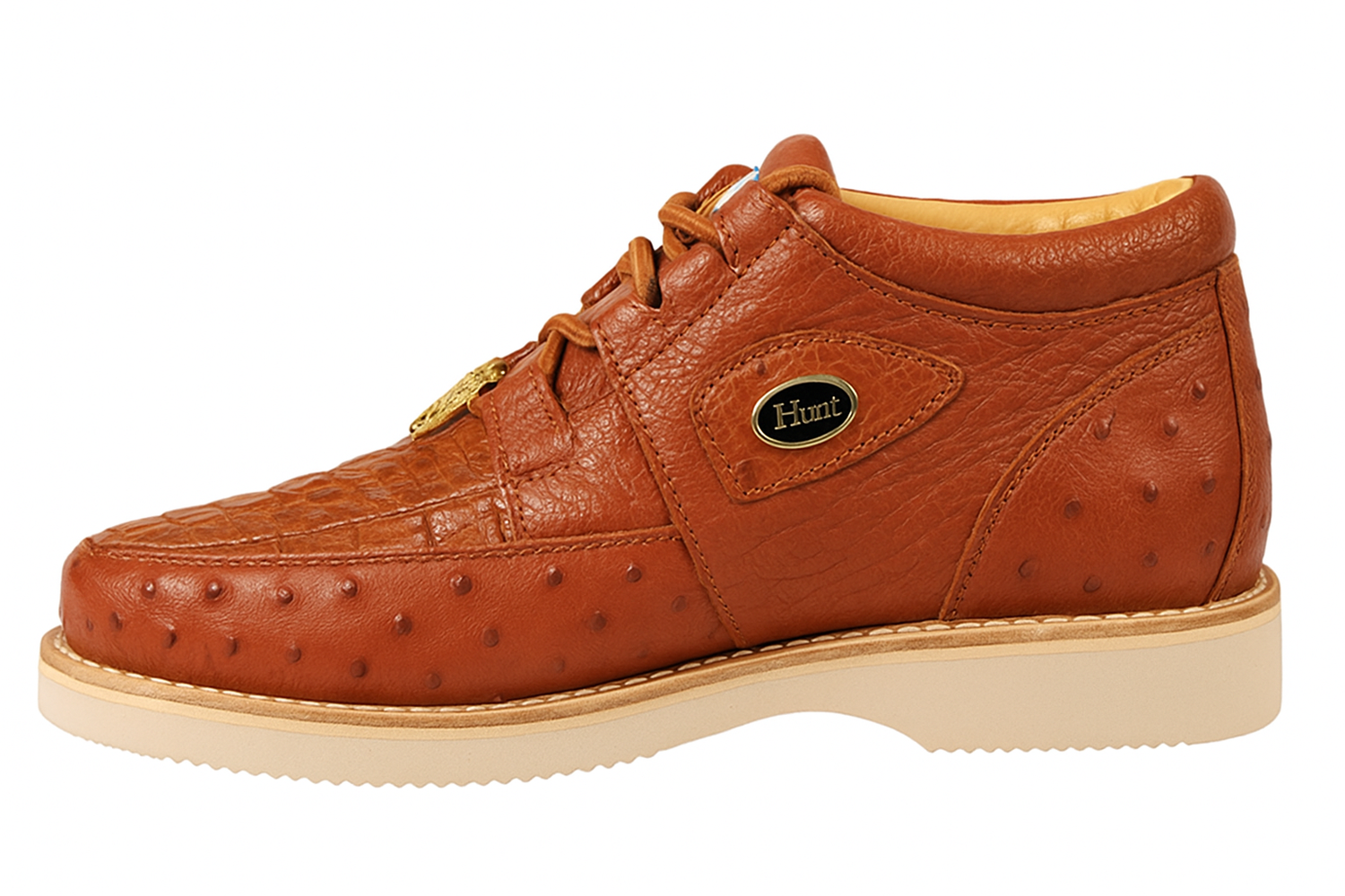 Men's Wild West Boots Caiman and Ostrich Skin Shoe 2ZA050203