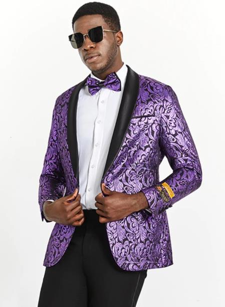 Mardi Gras Tuxedo Suit Package Blazer + Pants