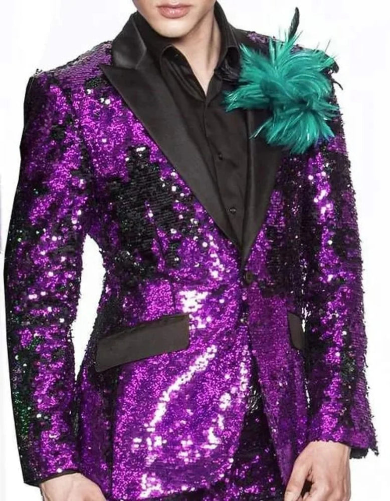 Mardi Gras Tuxedo Suit Package Blazer + Pants