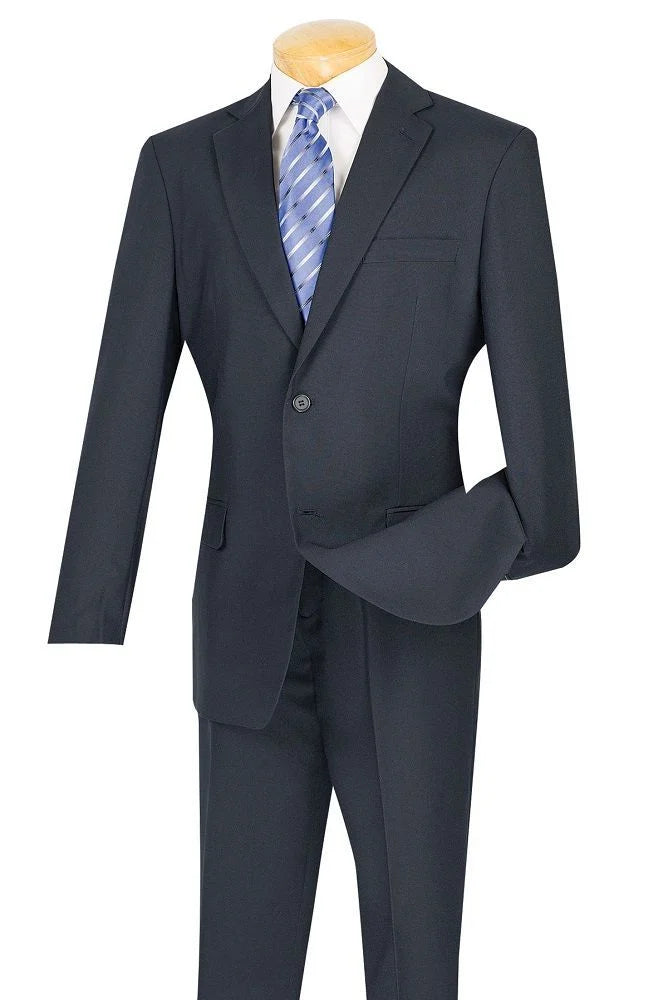SMB Couture Men's Outlet 2 Piece Executive Suit Solid Colors