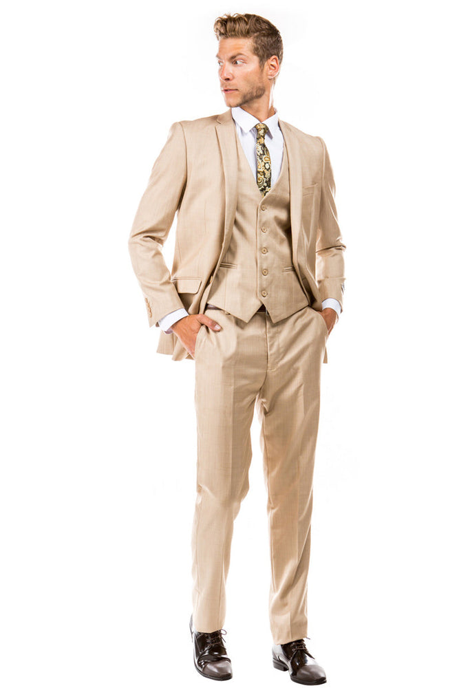 Men's Slim Fit Purple Paisley Tuxedo