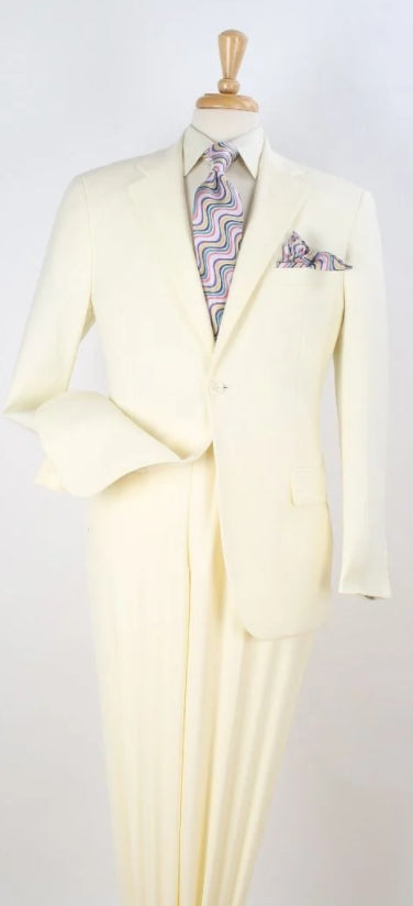 SMB Couture Men's Outlet 2 Piece Executive Suit Solid Colors