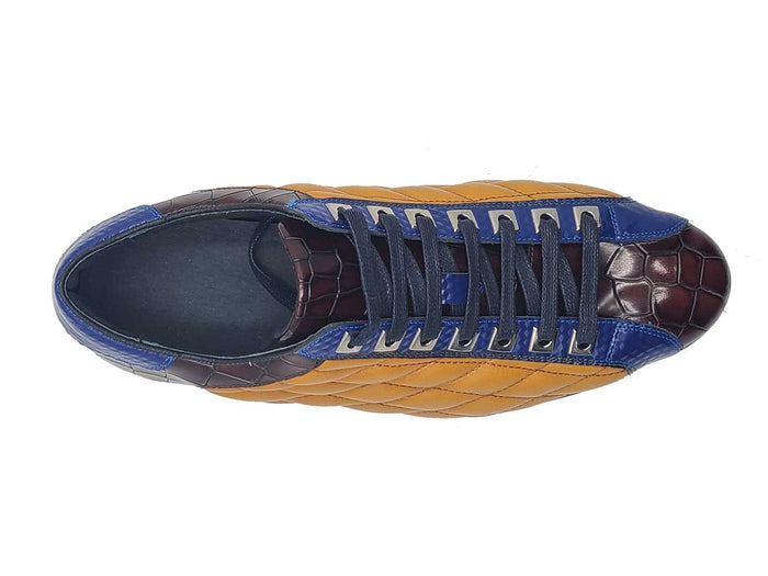 Carrucci Quilted Leather Sneaker