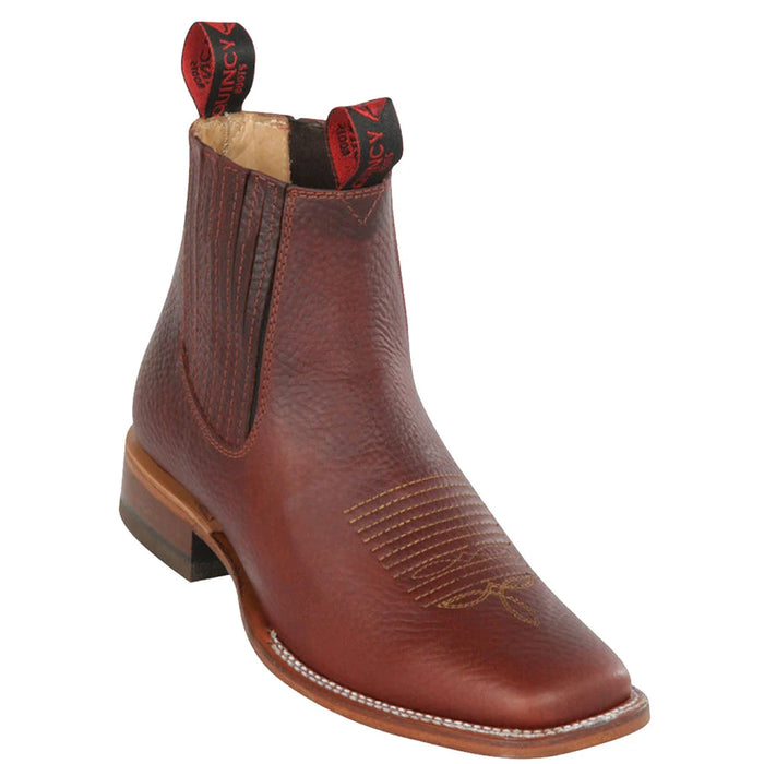 Men's Quincy Boots Shedron Brown Ankle Boots Square Toe