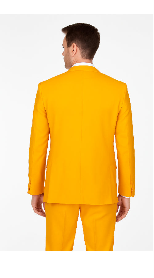 Rossi Man ELI RM103 – Modern Fit 3-Piece Men’s Suit in Bold Yellow