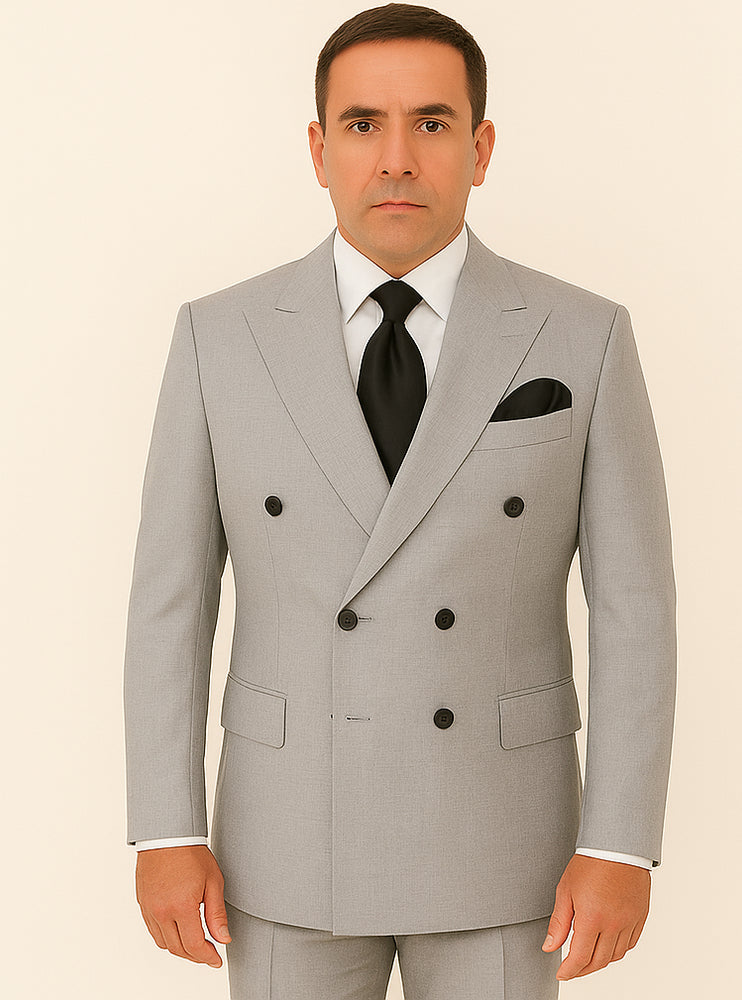 Rossi Man ARTHUR RM2305 Double-Breasted Suit – Elegant Formalwear for Men