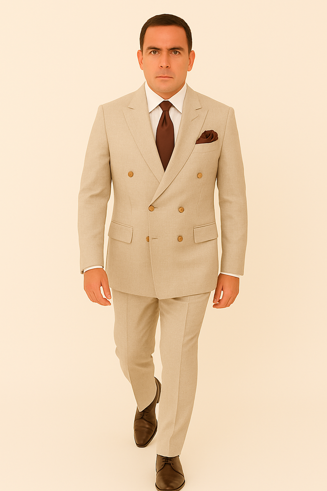 Rossi Man ARTHUR RM2306 Double-Breasted Suit – A Modern Classic for Men