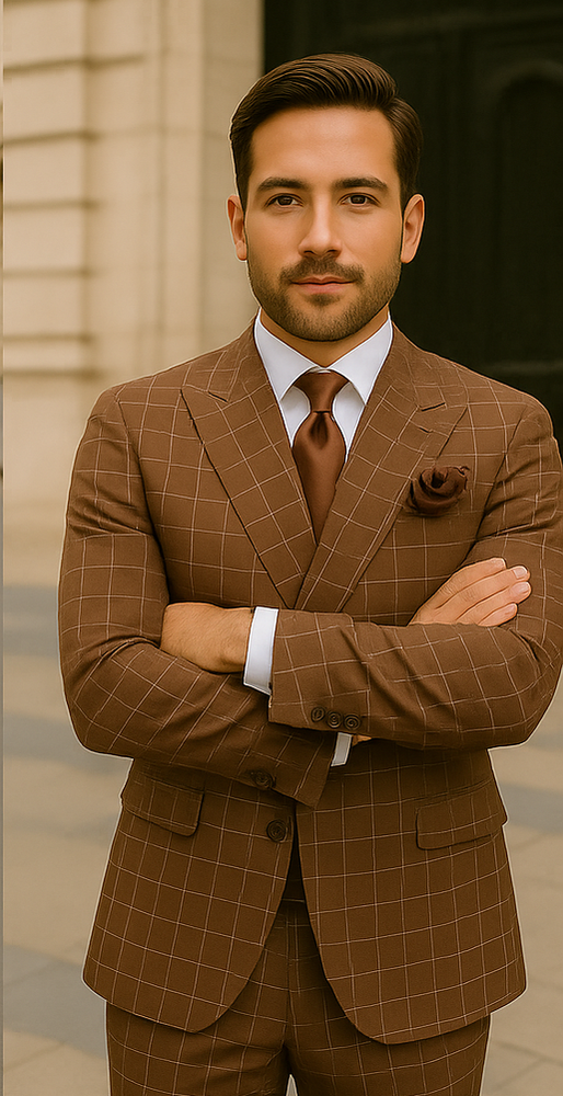 ROSSI MAN Double Breasted Suit Arthur RM2317 – A Classic Choice