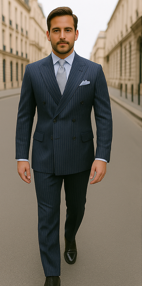 ROSSI MAN Arthur RM2319: Essential Double Breasted Suit for Men