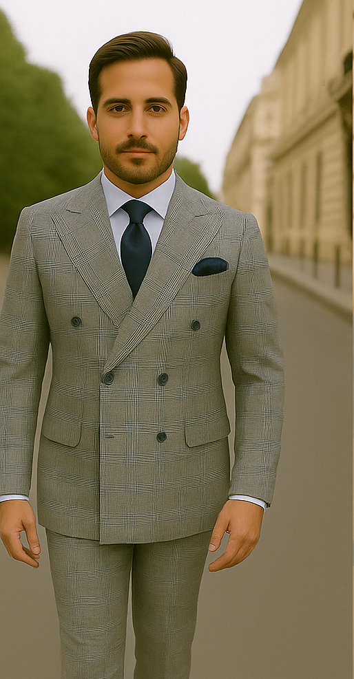 ROSSI MAN Double Breasted Suit Arthur RM2322 – Classic Men’s Fashion