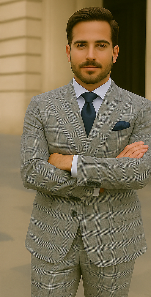 ROSSI MAN Double Breasted Suit Arthur RM2322 – Classic Men’s Fashion