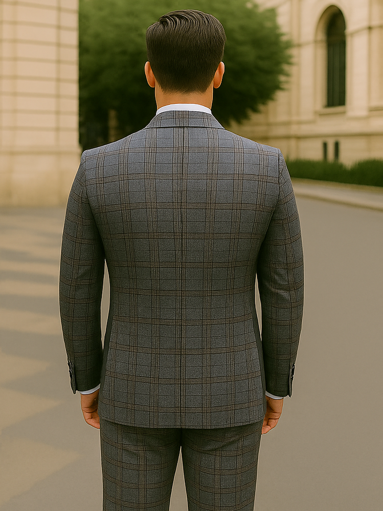 ROSSI MAN Double Breasted Suit Arthur RM2323 – Classic Men’s Style