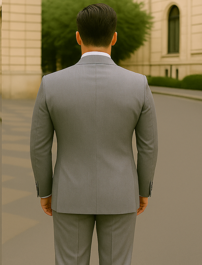 ROSSI MAN Bond RM1781: Slim Fit 3 Piece Suit for Modern Men