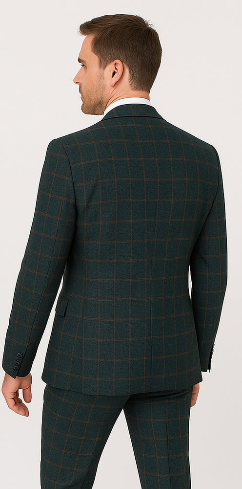 Rossi Man MAX RM1788 Slim Fit 3-Piece Suit – Stylish Formalwear for Men