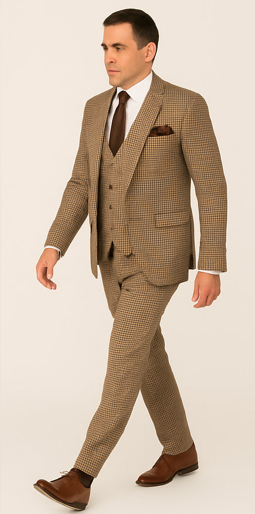 Rossi Man MAX RM1839 Slim Fit 3-Piece Suit – Stylish Formalwear for Men