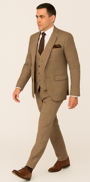 Rossi Man MAX RM1839 Slim Fit 3-Piece Suit – Stylish Formalwear for Men