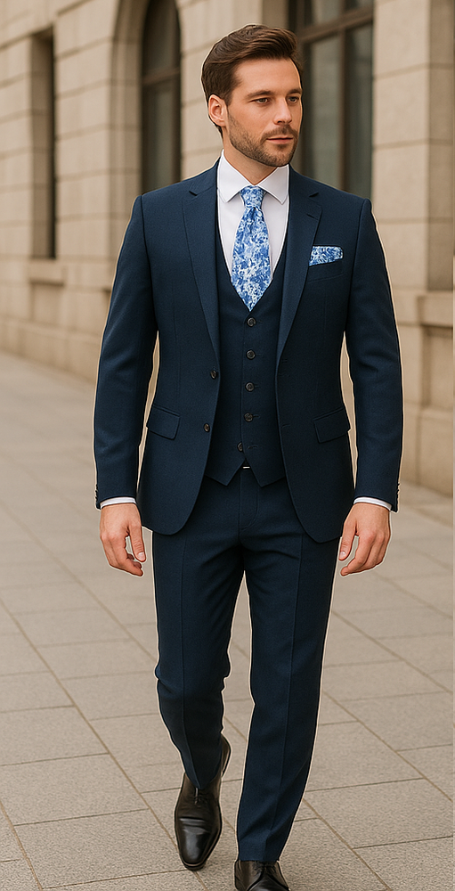 Rossi Man RM1102 Sydney II – Modern Slim Fit Formal Suit