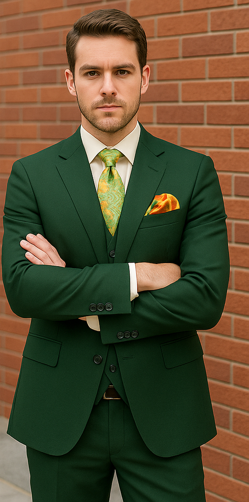 Rossi Man RM1190 Slim Fit Suit – Sydney II 3 Piece Formal Wear