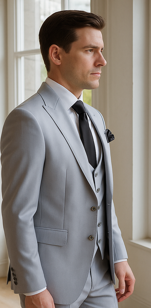 Rossi Man RM1204 – Sydney II Slim Fit 3 Piece Suit for Men