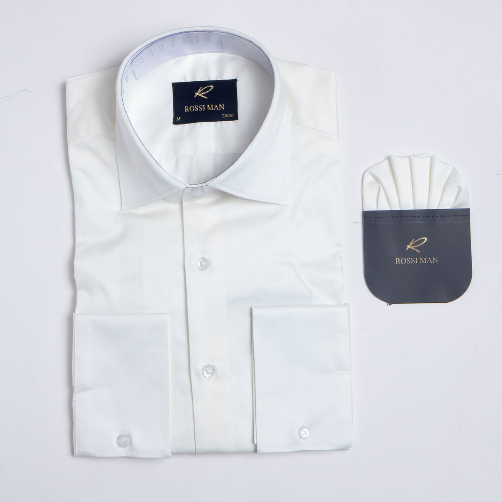 Rossi Man RS1 Ivory Shirt for Men – Classic Style