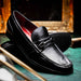Marco Di Milano Ravello Black Leather Oxford Dress Shoe