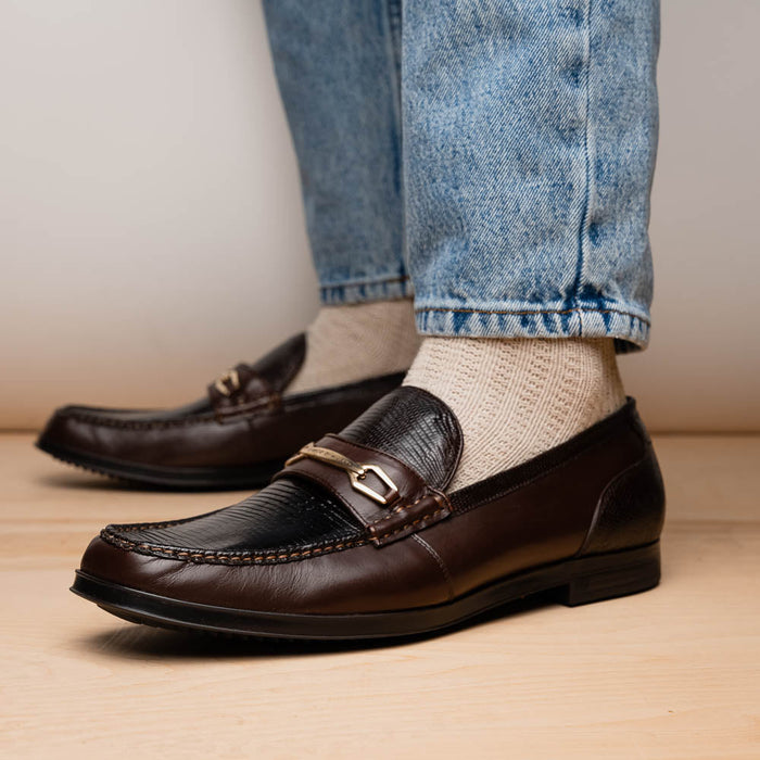 Marco Di Milano Ravello Brown Leather Dress Shoe