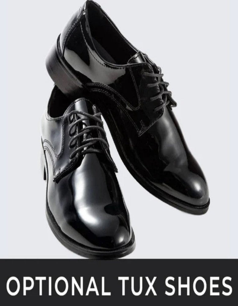 Red and Black Tuxedo Jacket One Button Floral Pattern Slim Fit - Wedding - Prom 2025