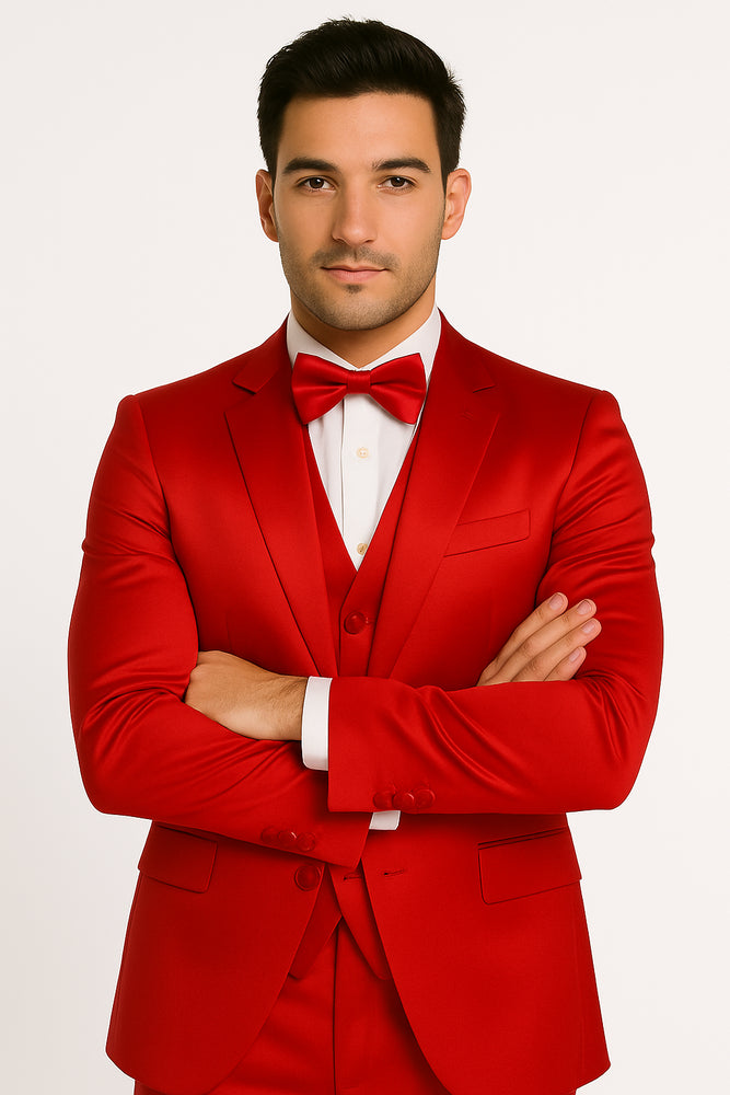 Groomfit-Red-satin-tuxedo-ensemble