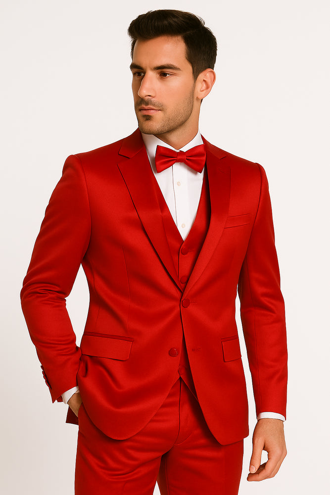 Groomfit-Red-satin-tuxedo-ensemble