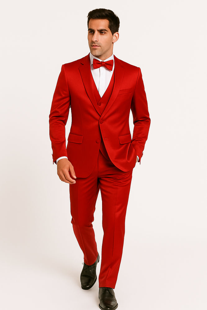 Groomfit-Red-satin-tuxedo-ensemble