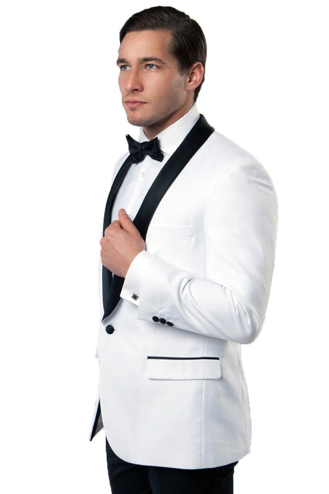 Men's Navy Double Breasted Suit with Gold Buttons