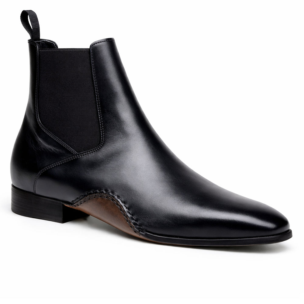 Belvedere Rocco Black Genuine Crocodile Leather Loafer