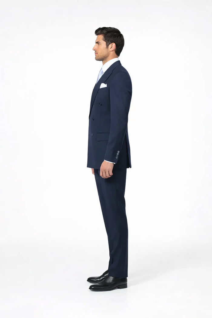 Rossi Man ARTHUR RM2302 Double-Breasted Suit – Sophisticated Tailored Style for Men