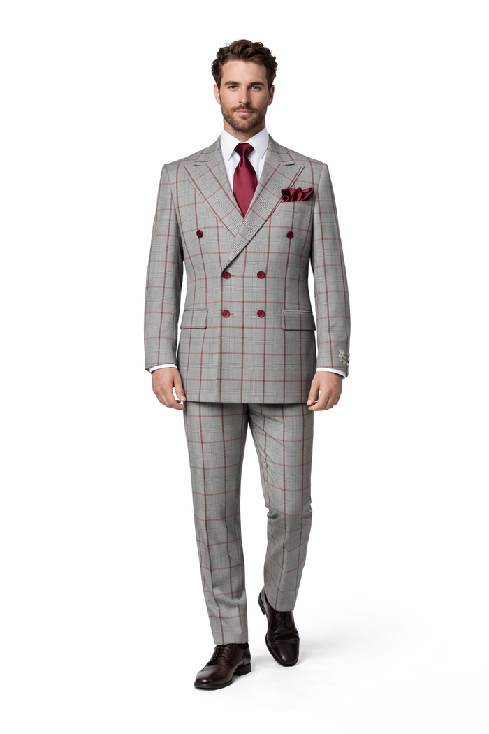 Rossi Man ARTHUR RM2321 Double-Breasted Suit – Classic Men’s Formalwear
