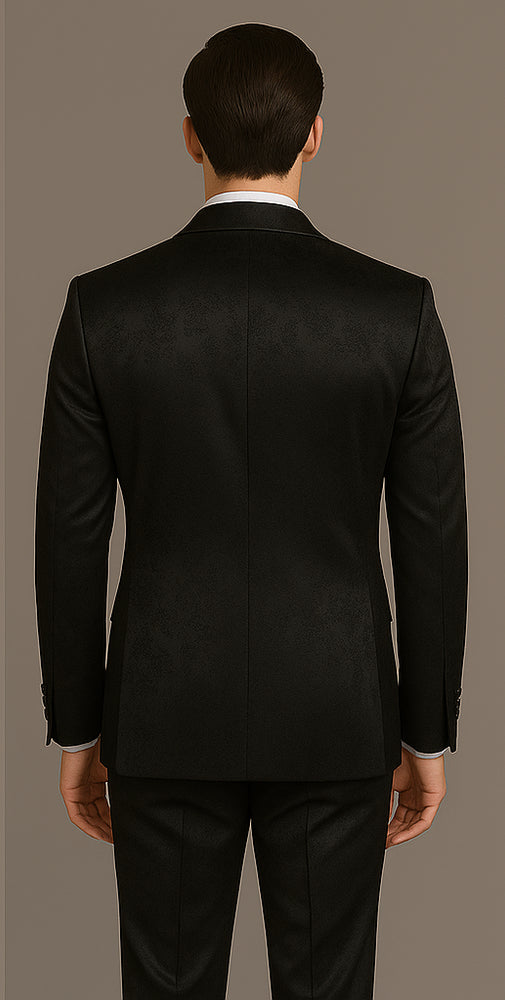 Rossi Man Leo RM1907 – Men's Modern Slim Fit 2-Piece Suit | Stylish Formal