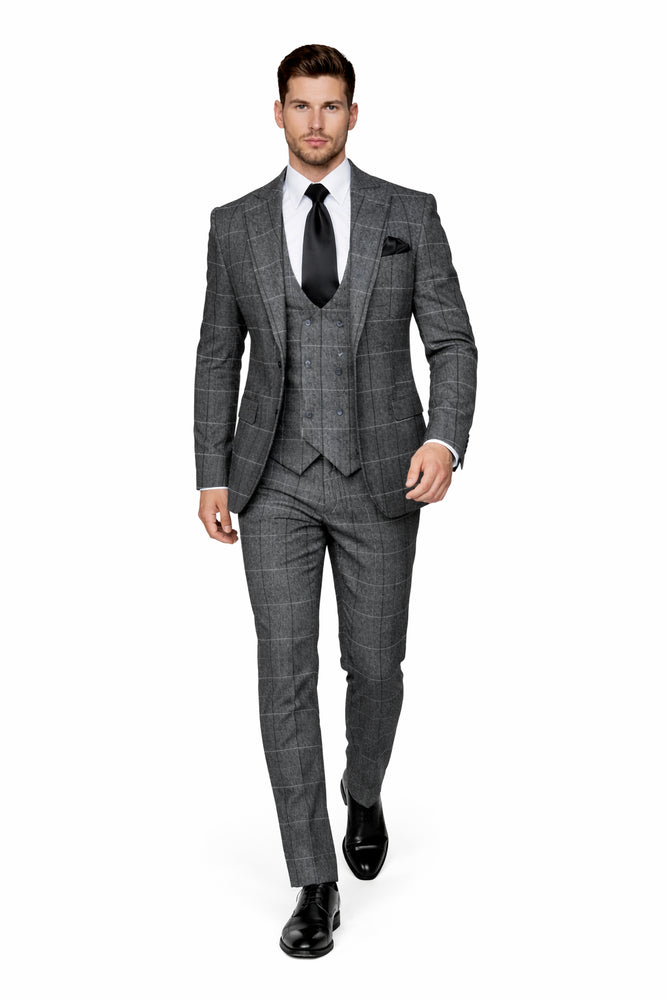 Rossi Man MAX RM1742 Brown Slim Fit Suit – Stylish Men’s Modern Formalwear