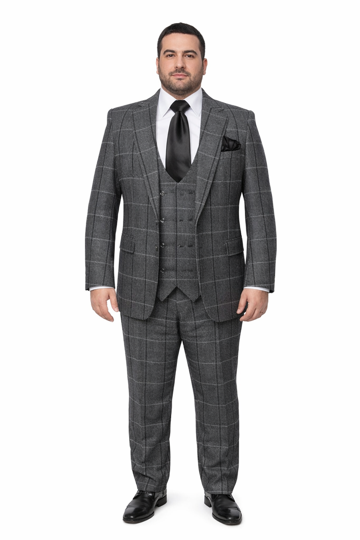 Rossi Man MAX RM1742 Brown Slim Fit Suit – Stylish Men’s Modern Formalwear