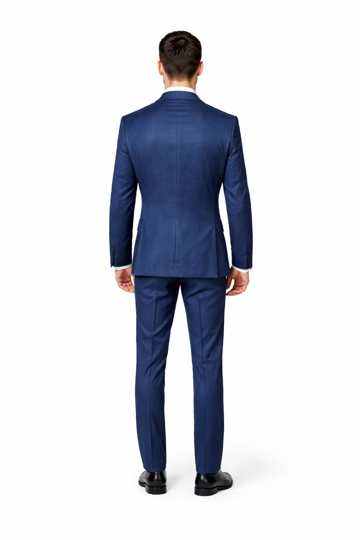 Rossi Man MAX RM1783 Slim Fit 3-Piece Blue Suit –  Men’s Formalwear