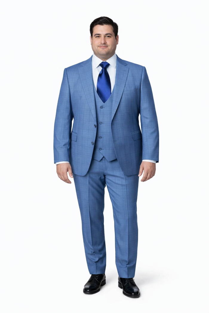 Rossi Man MAX RM1785 Slim Fit 3-Piece Suit – Modern Men’s Formalwear