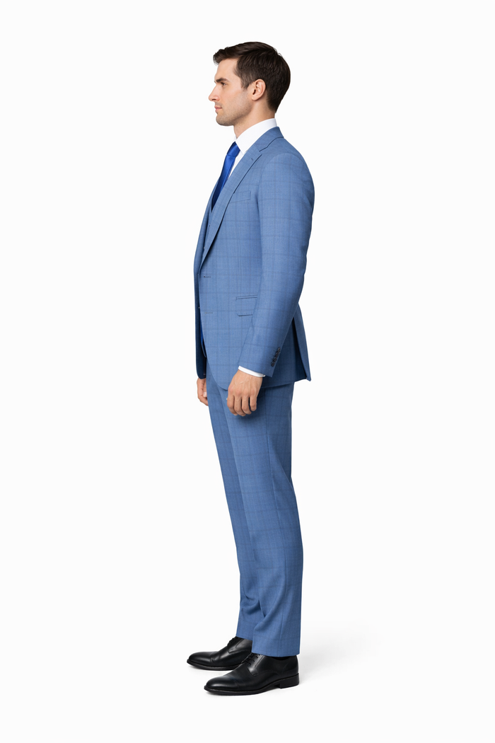 Rossi Man MAX RM1785 Slim Fit 3-Piece Suit – Modern Men’s Formalwear