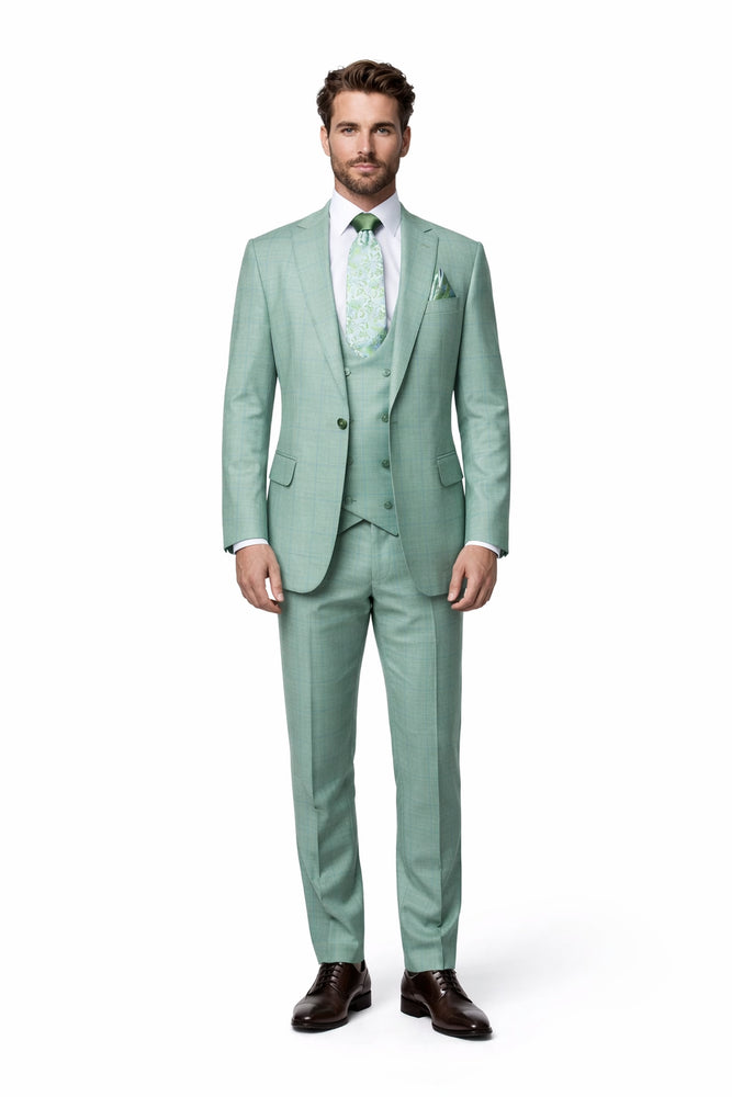 Rossi Man MAX RM1821 Slim Fit 3-Piece Suit – Contemporary Men’s Formalwear