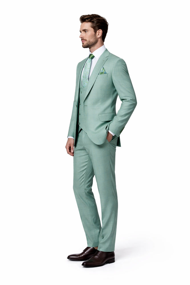 Rossi Man MAX RM1821 Slim Fit 3-Piece Suit – Contemporary Men’s Formalwear